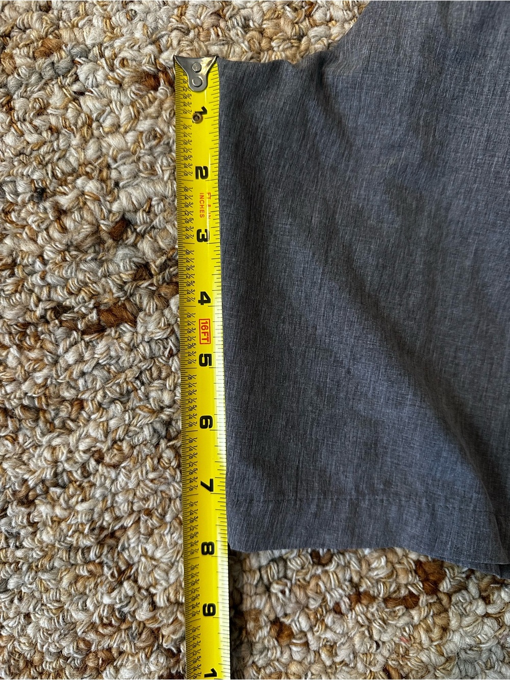 Eddie Bauer Men's Gray Elastic Waist Shorts - Picture 6 of 7